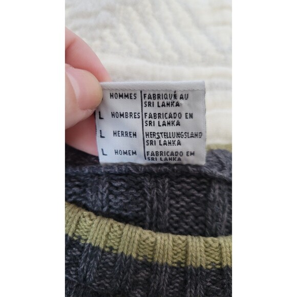 Vintage Columbia Sportswear Ribbed Cotton Sweater‎ Made in Sri Lanka (Y2K Era) - Picture 7 of 9